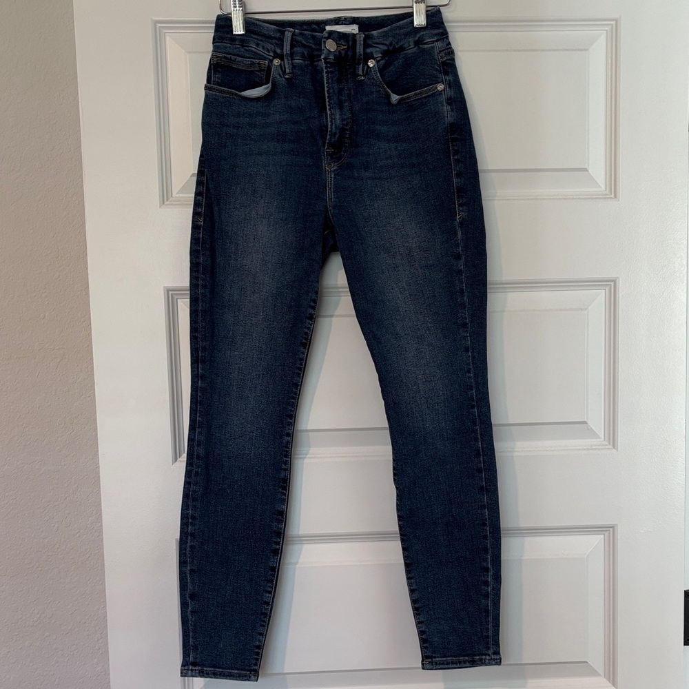 Good American Dark Blue Skinny Jeans